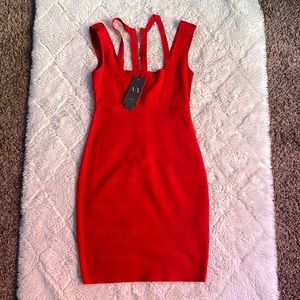 Red orange A/X. Dress